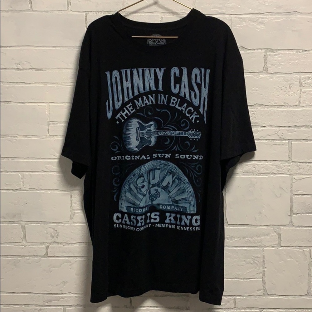 MENS Johnny Cash Tee short 3XLT
